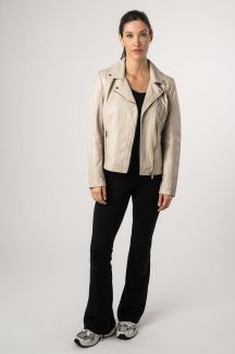 Leather jacket MAURITIUS 1101-0730-ivory