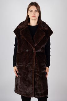 Vest FASCINATE RD9209-COFFEE