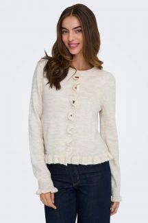 Cardigan JACQUELINE DE YONG 15363485-Birch-MELANGE