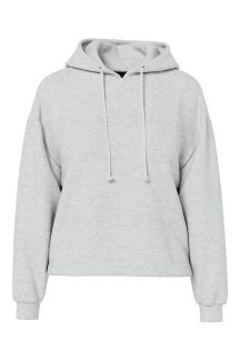 Hoodie PIECES 17113437-Light-Grey