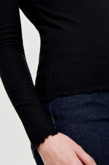Long-sleeve T-shirt ONLY 15180040-Black