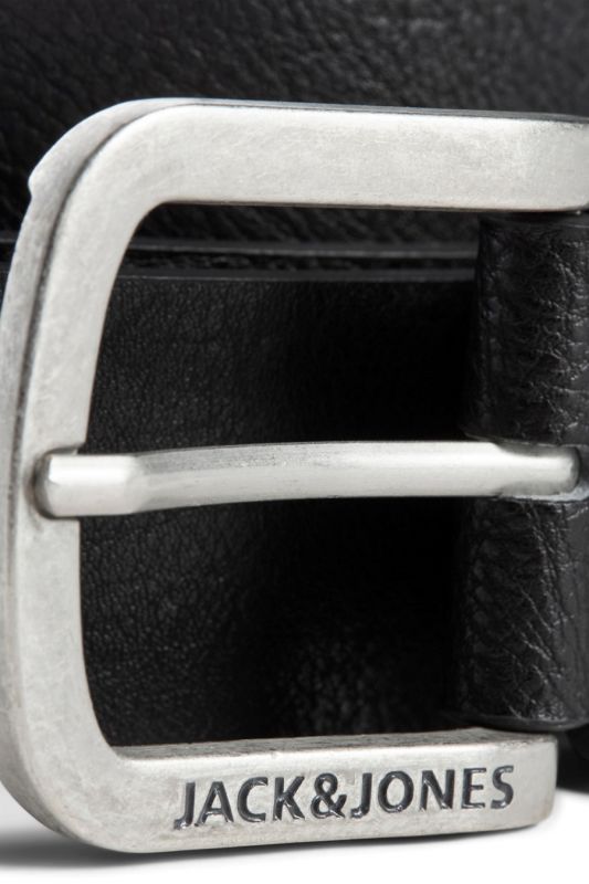 Leather belt JACK & JONES 12120697-BLACK