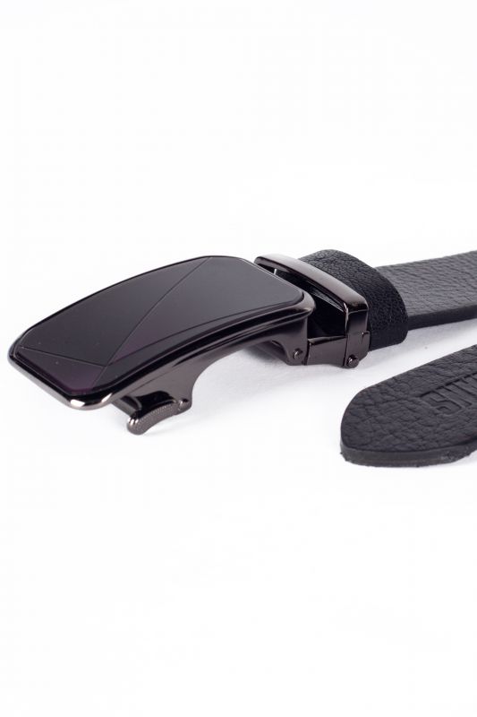 Leather belt BLK JEANS 984135-202-101-BLACK