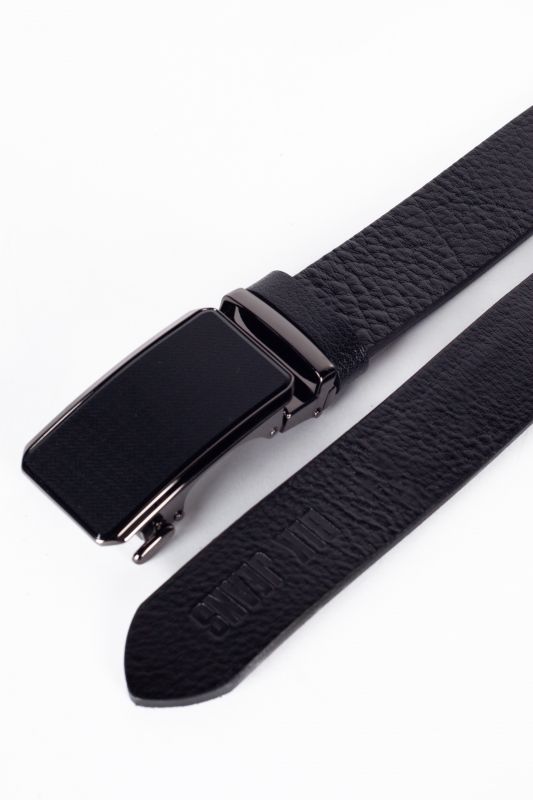 Leather belt BLK JEANS 984335-202-101-BLACK