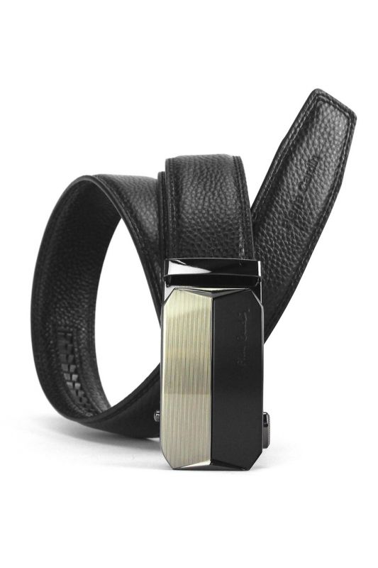 Leather belt PIERRE CARDIN PC-550-hy08-NERO