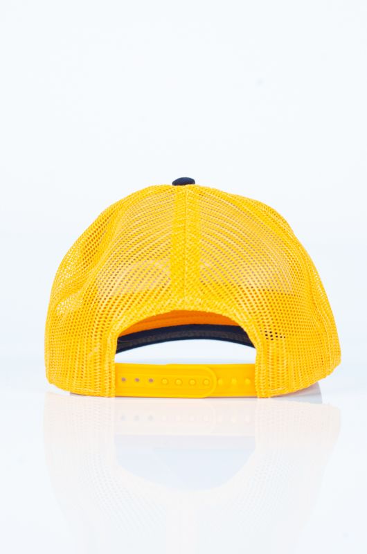 Hat X JEANS RAPPER-NAVY-YELLOW