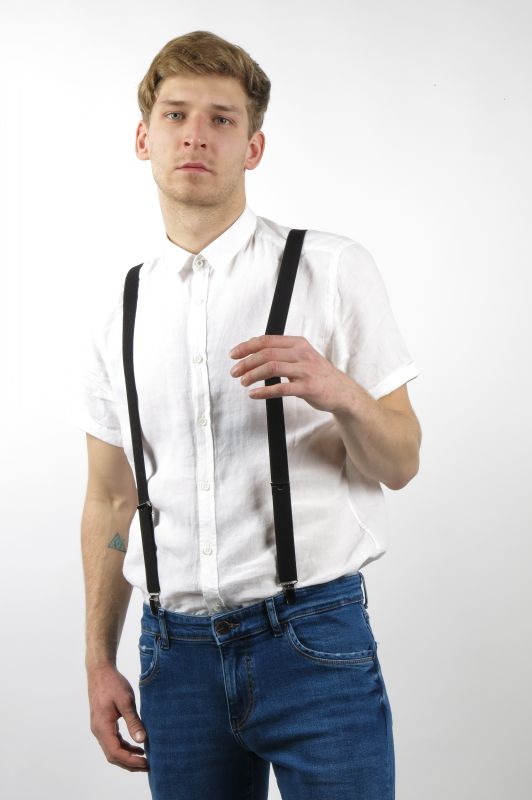 Suspenders X JEANS DJ25-BLACK