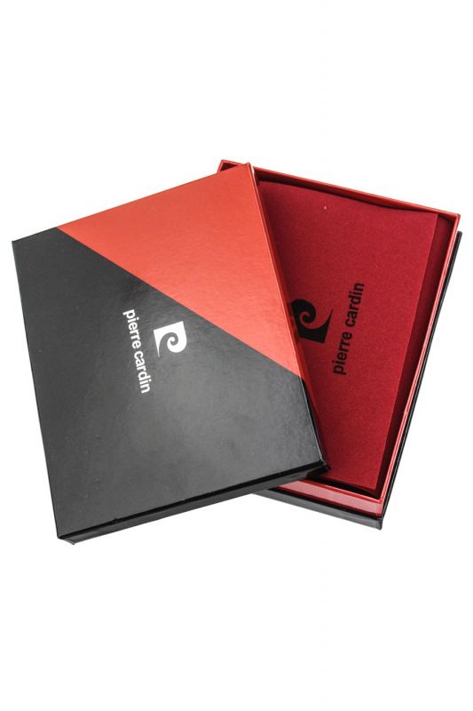 Wallet PIERRE CARDIN 8805-TILAK38-NERO-ROSSO