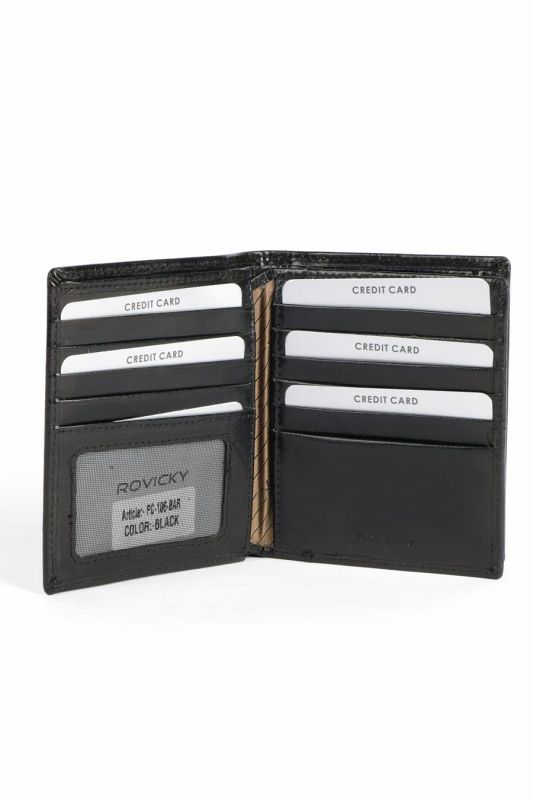 Wallet ROVICKY PC-106-BAR-BLACK