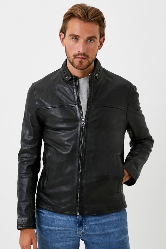 Leather jacket GIPSY 1201-0454-Black