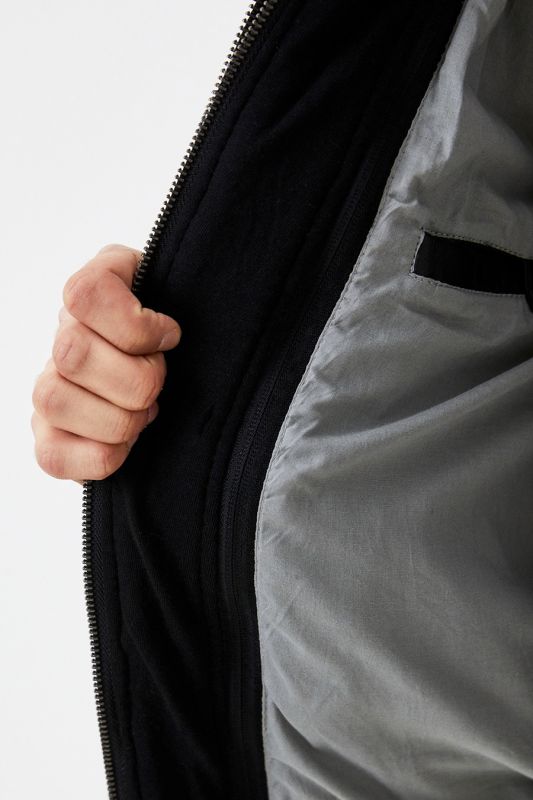 Leather jacket with lining GIPSY 1201-0466-Black