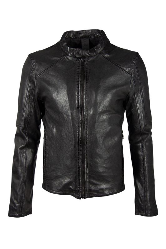 Leather jacket GIPSY G2BKrain-SF-LAMAXV-BLAC