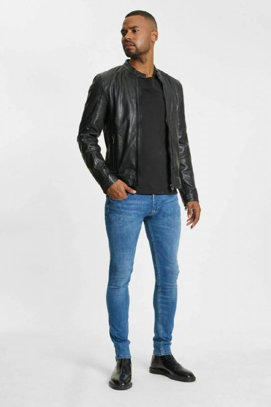 Leather jacket GIPSY G2MAlim-SF-LABRIV-black