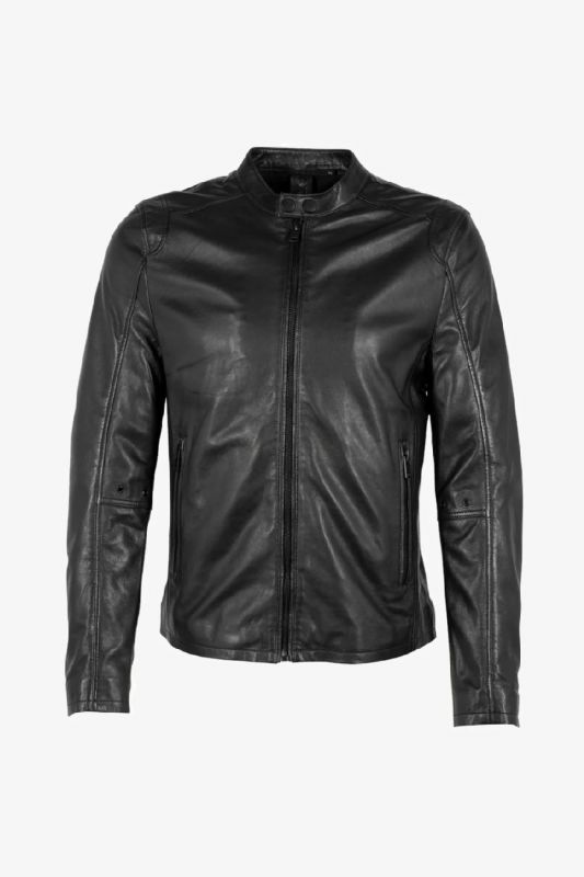 Leather jacket GIPSY G2MAlim-SF-LABRIV-black