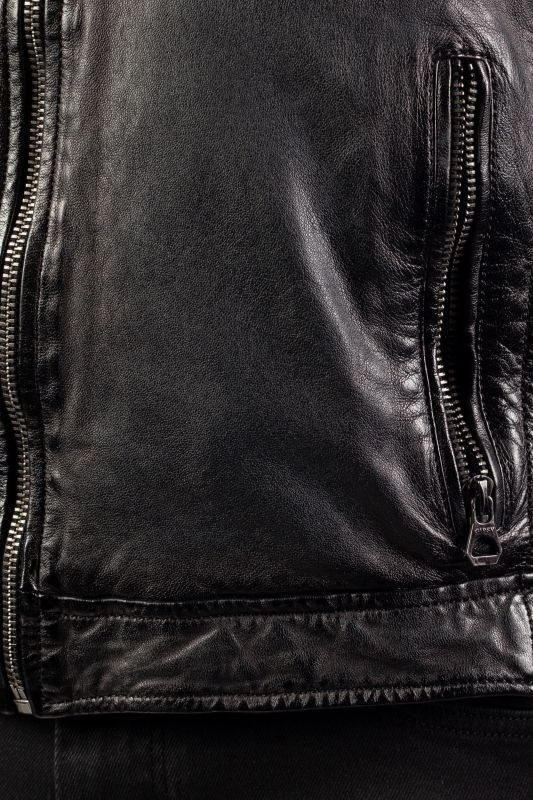 Leather jacket GIPSY GMJon-LGOV-black