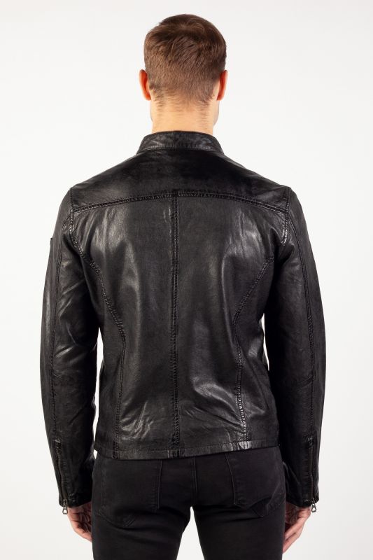 Leather jacket GIPSY GMJon-LGOV-black