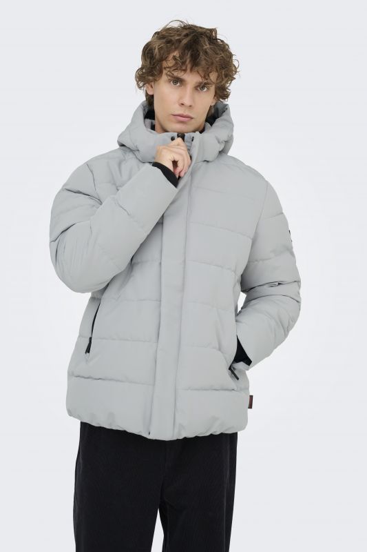 Winter jacket ONLY & SONS 22019598-Mirage-Gray