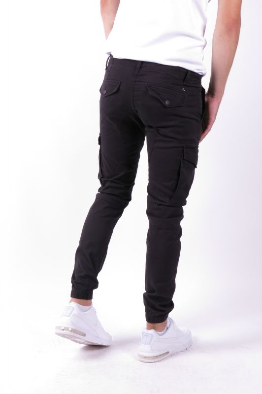 Cargo trousers JACK & JONES 12139912-Black