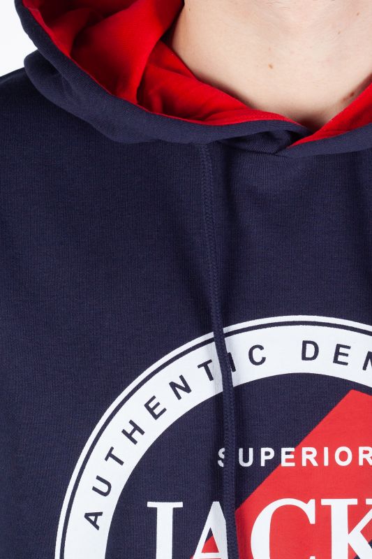 Hoodie JACK & JONES 12250266-Navy-Blazer