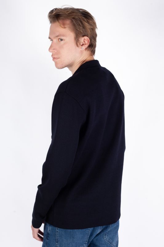 Sweater with zip XINT 801676-LACIVERT