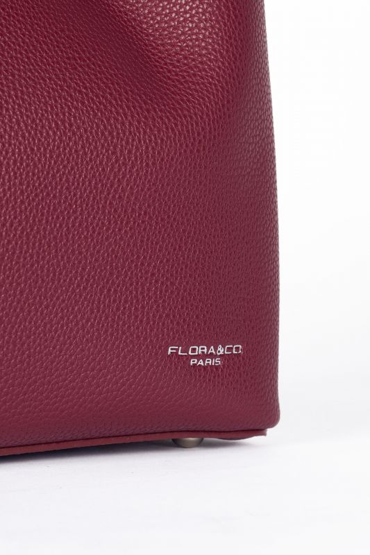 Handbag FLORA&CO F8510-BORDEAUX