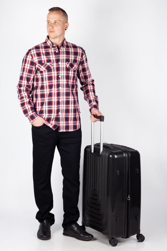 Travel suitcase PIERRE CARDIN PP44-LEE08-NERO-L