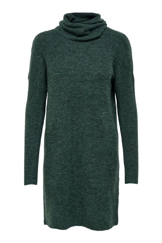 Knitted dress ONLY 15140166-Mallard-Green
