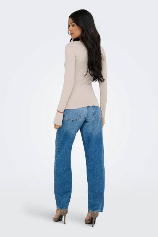 Long-sleeve T-shirt JACQUELINE DE YONG 15272092-Chateau-Gray