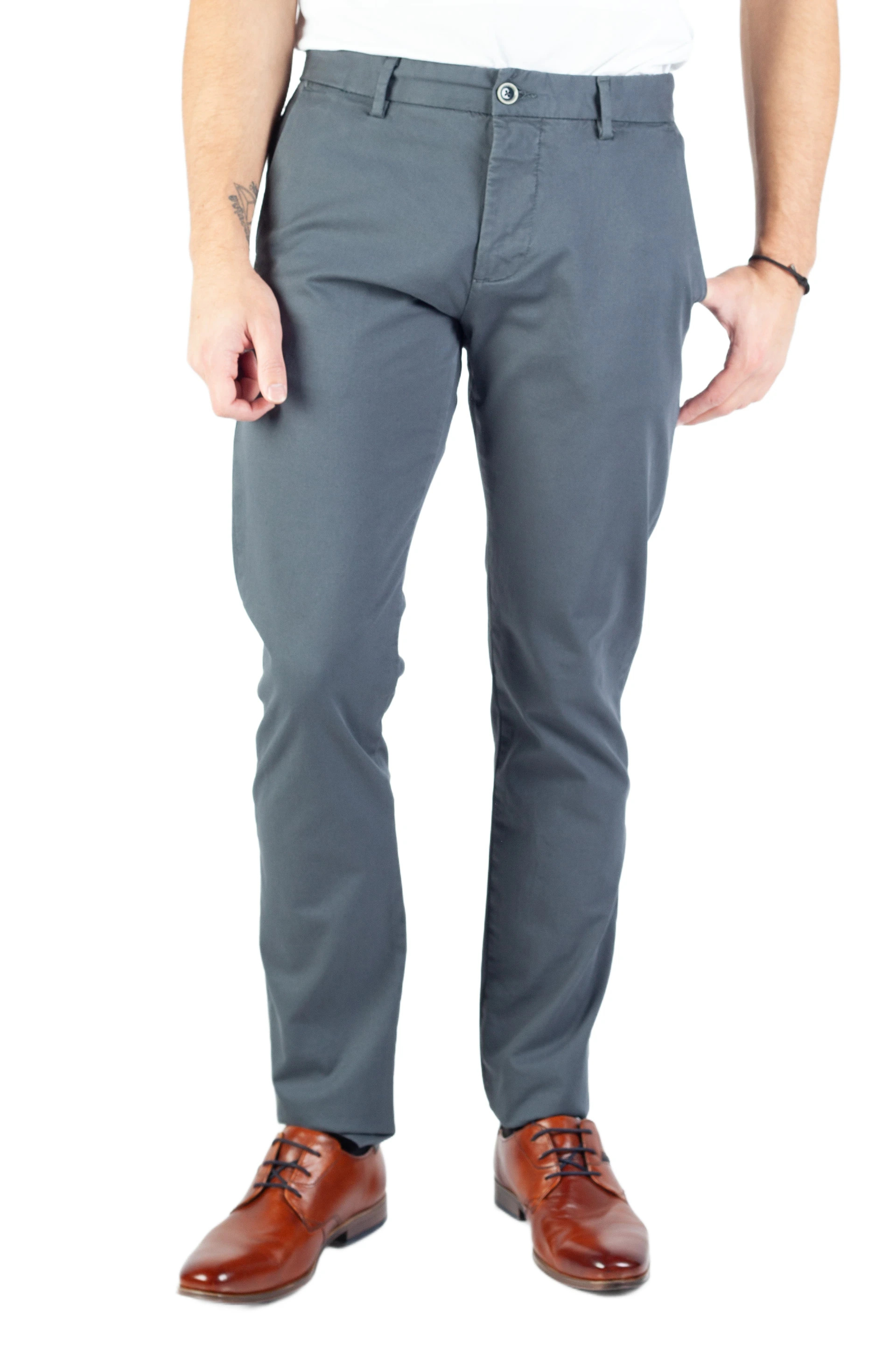 Klassiset housut FRAPPOLI 1007-MILANO-KOYU-GRI