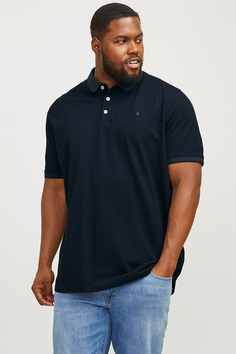 Polo paita JACK & JONES 12143859-Dark-Navy