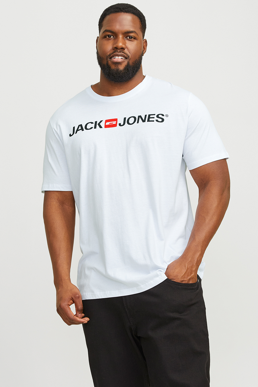 T-paita JACK & JONES 12184987-White