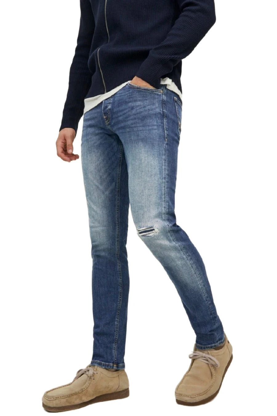 Farkut JACK & JONES 12213182-Blue-Denim