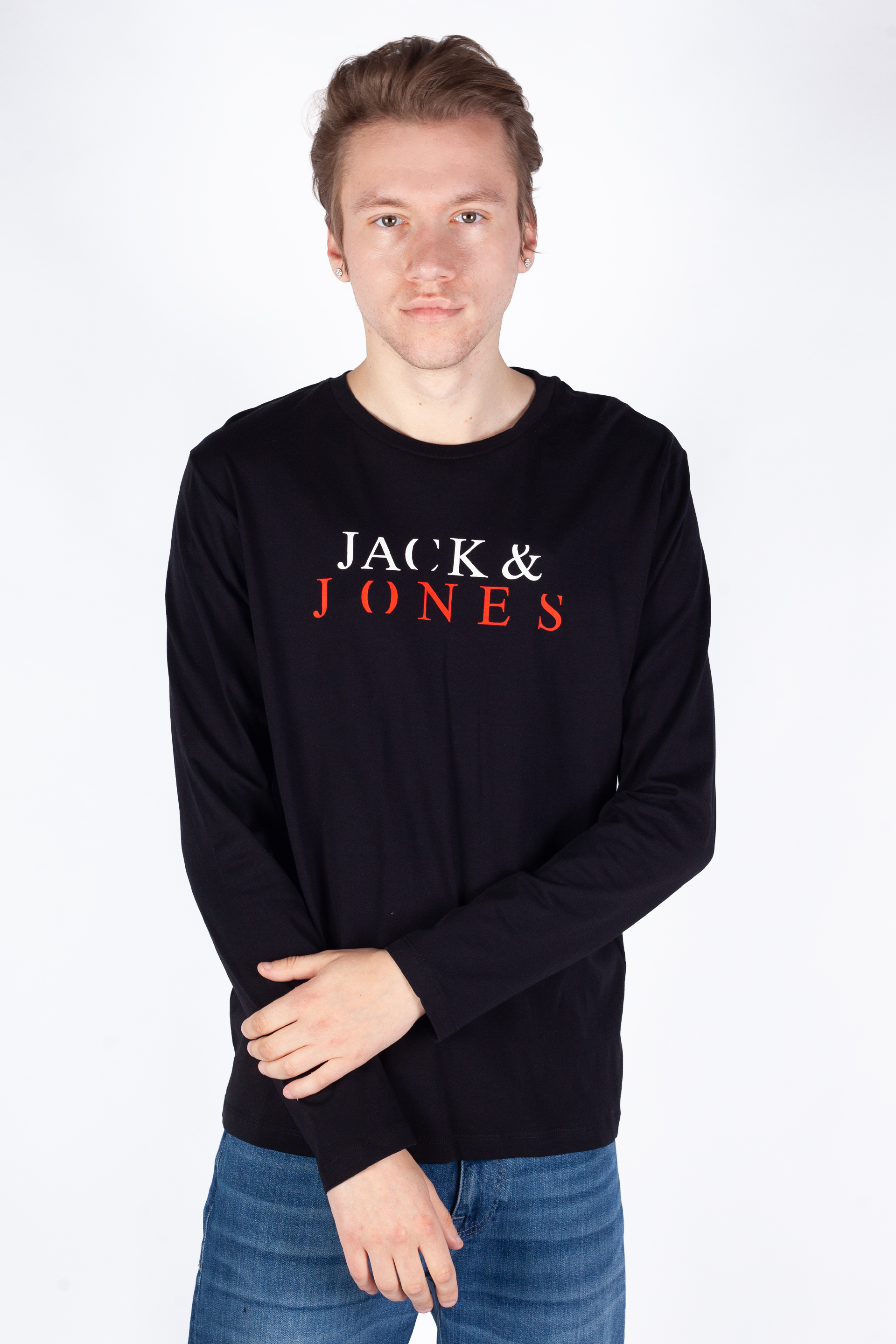 T-paita JACK & JONES 12244403-Black