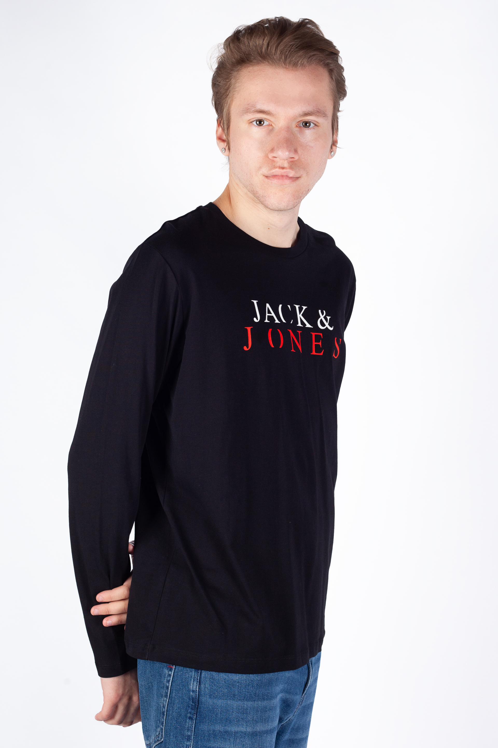 T-paita JACK & JONES 12244403-Black