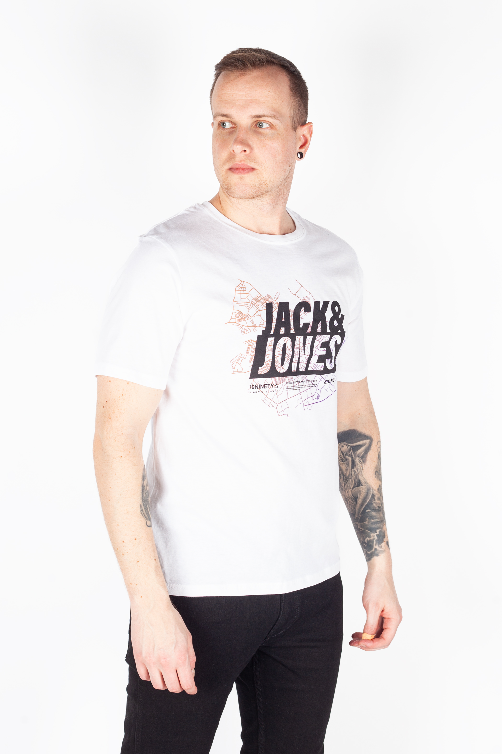 T-paita JACK & JONES 12277931-White
