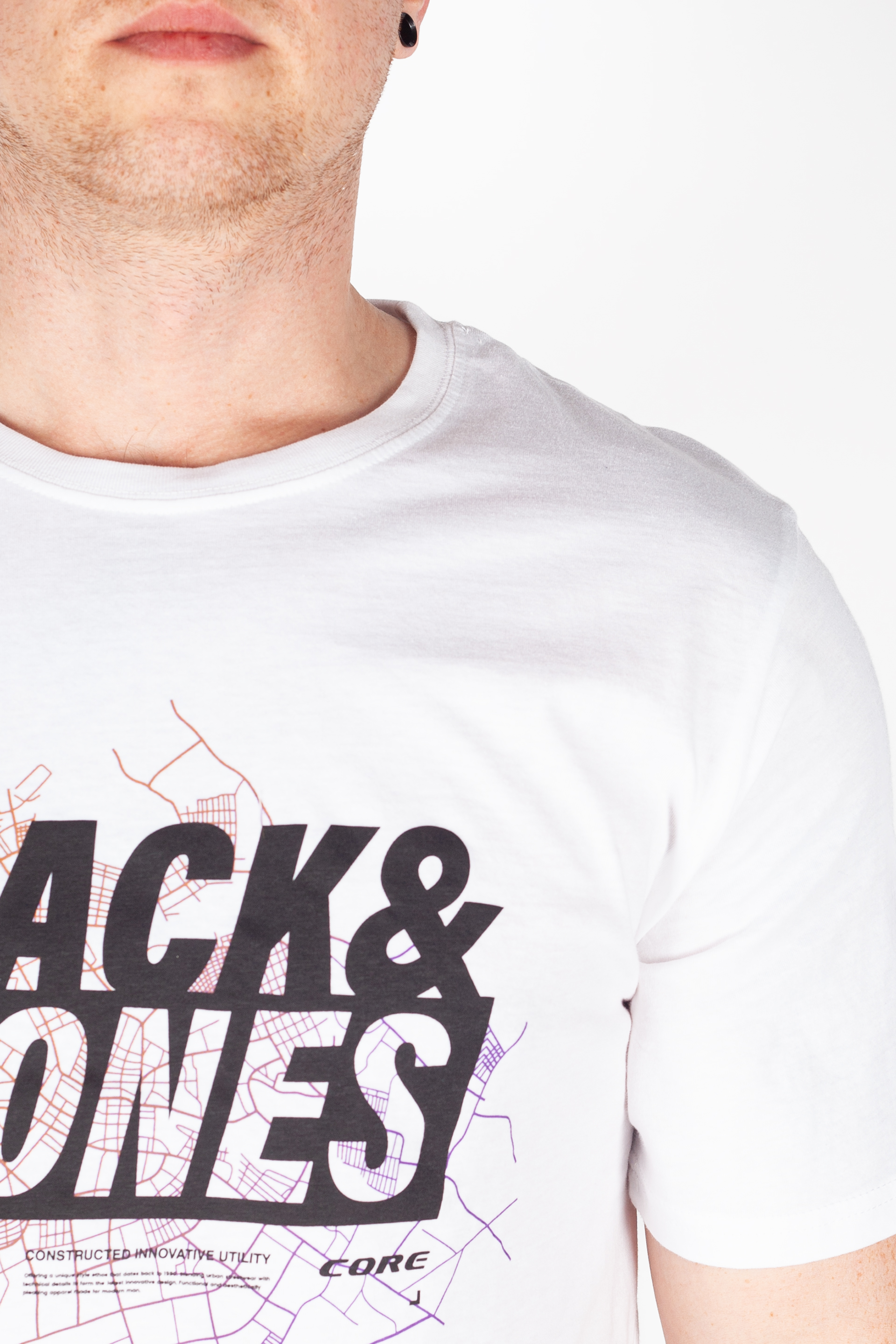 T-paita JACK & JONES 12277931-White