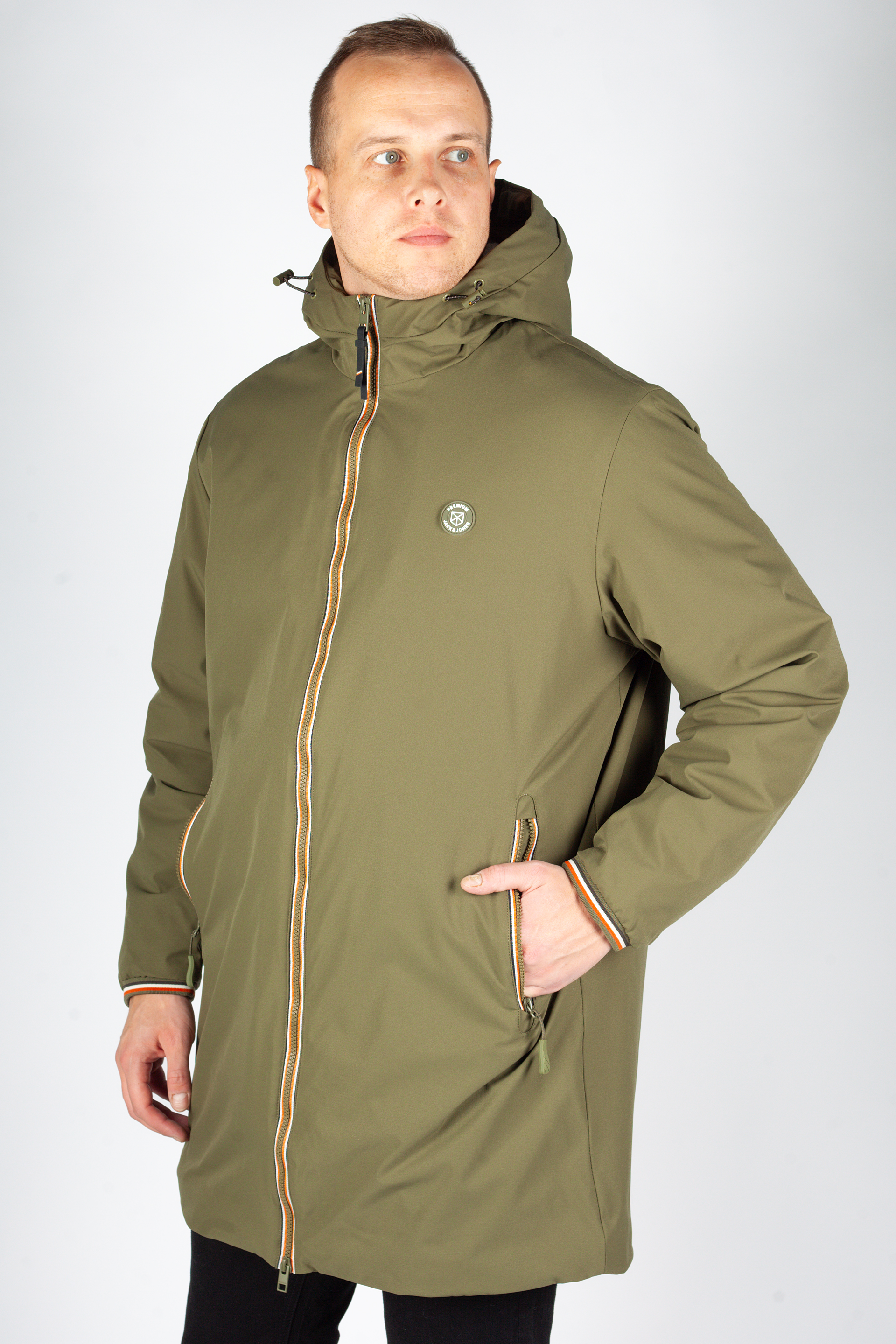 Talvitakki JACK & JONES 12288950-Olive-Night