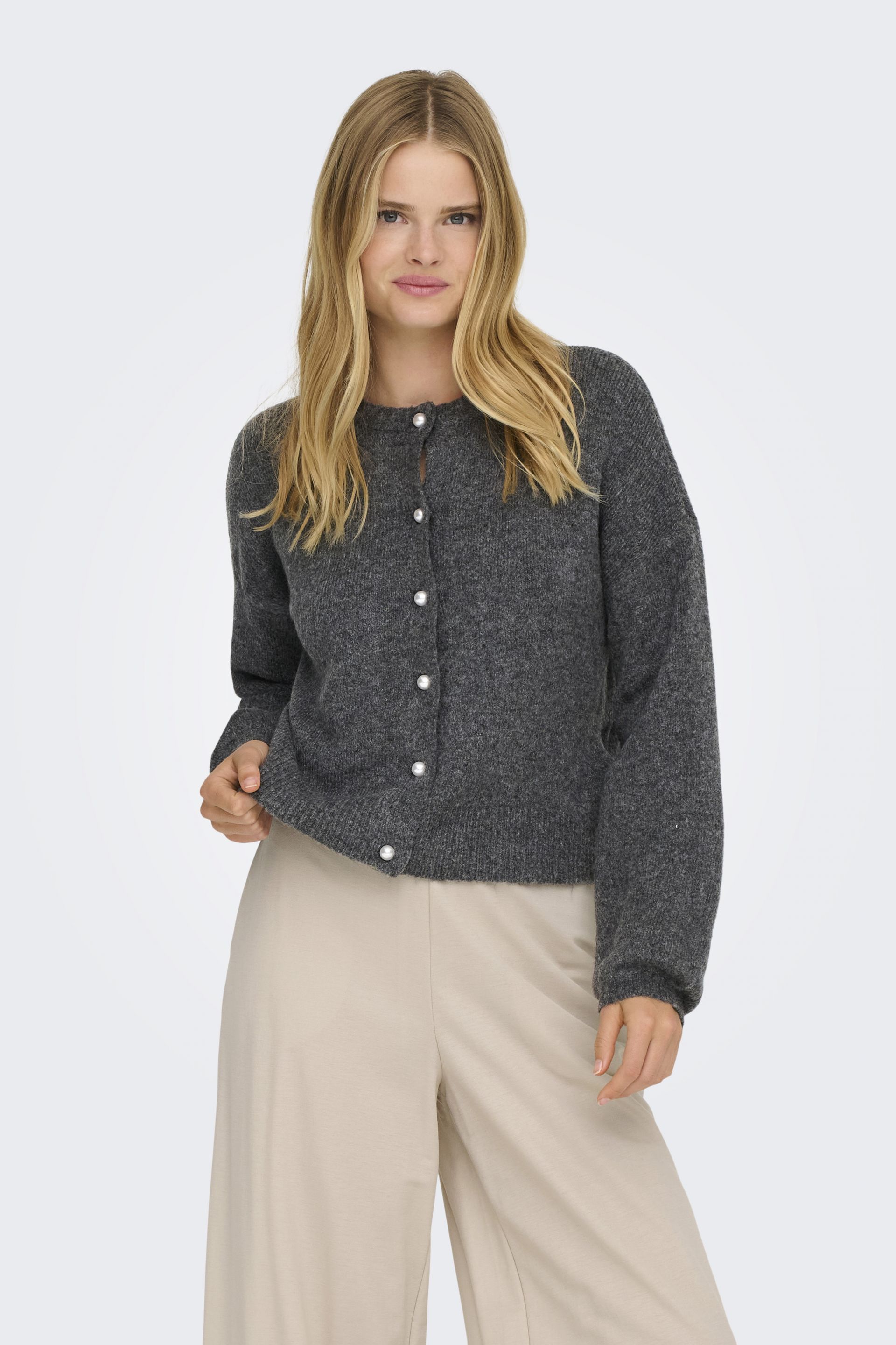 Neuletakki ONLY 15242300-DG-Melange