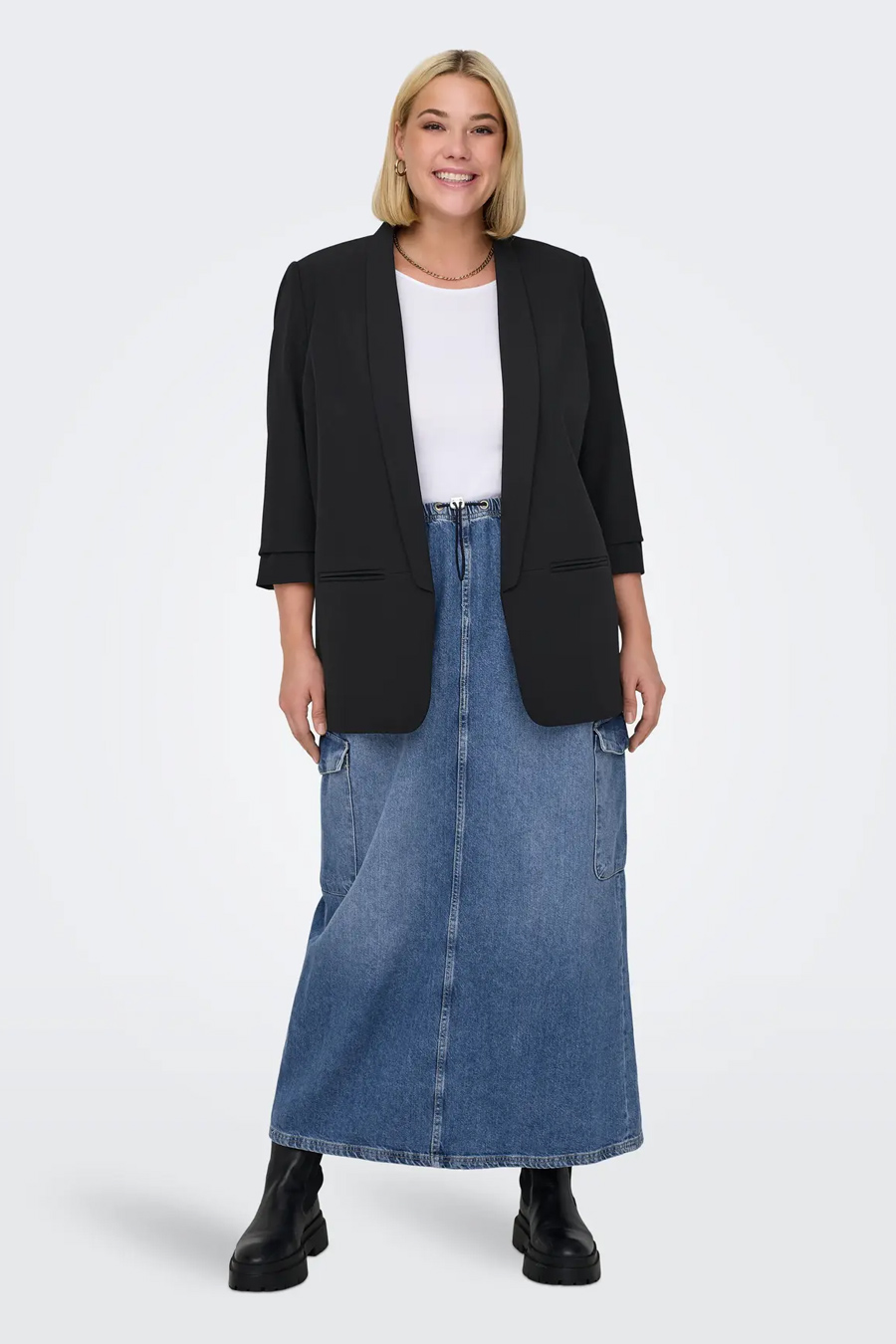 Pikkutakki ONLY CARMAKOMA 15300514-Black