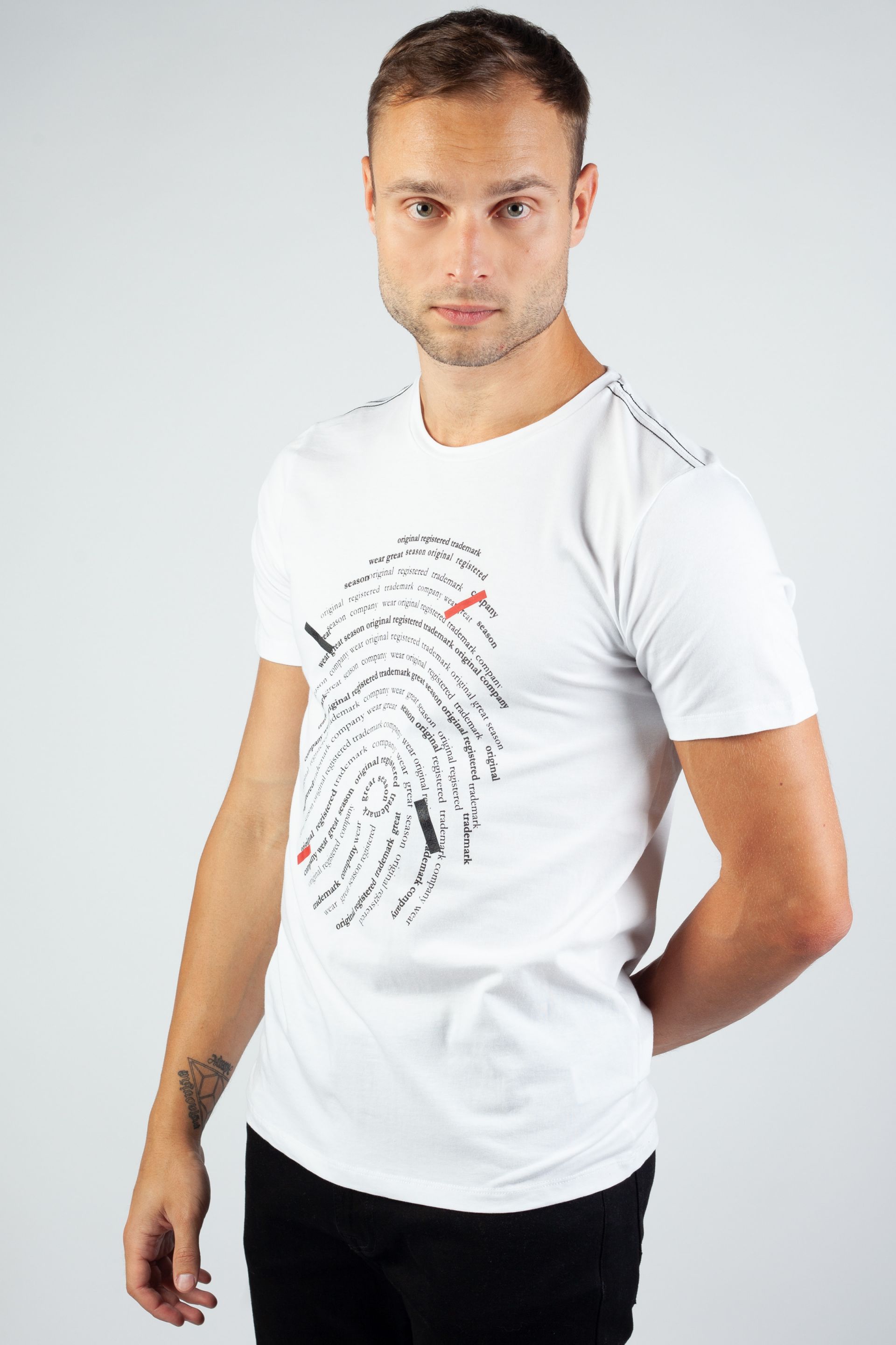 T-paita MCL 35615-BEYAZ