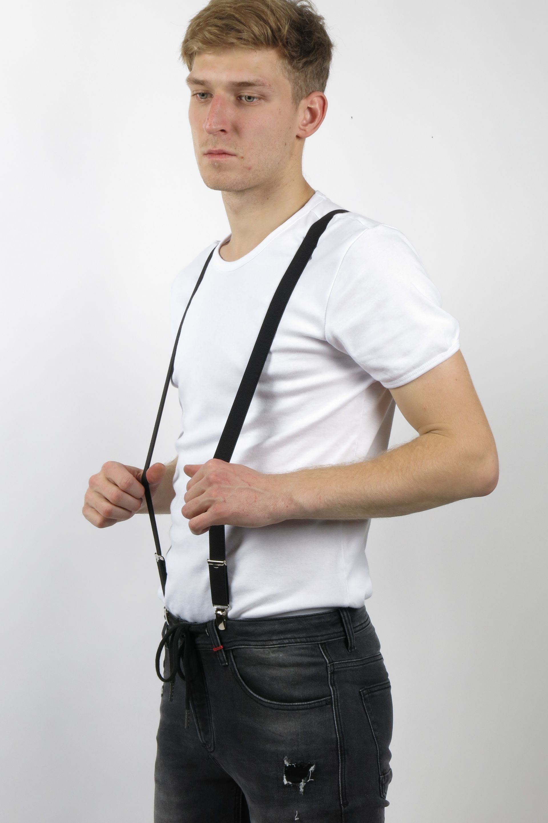 Henkselit X JEANS DYP25-BLACK