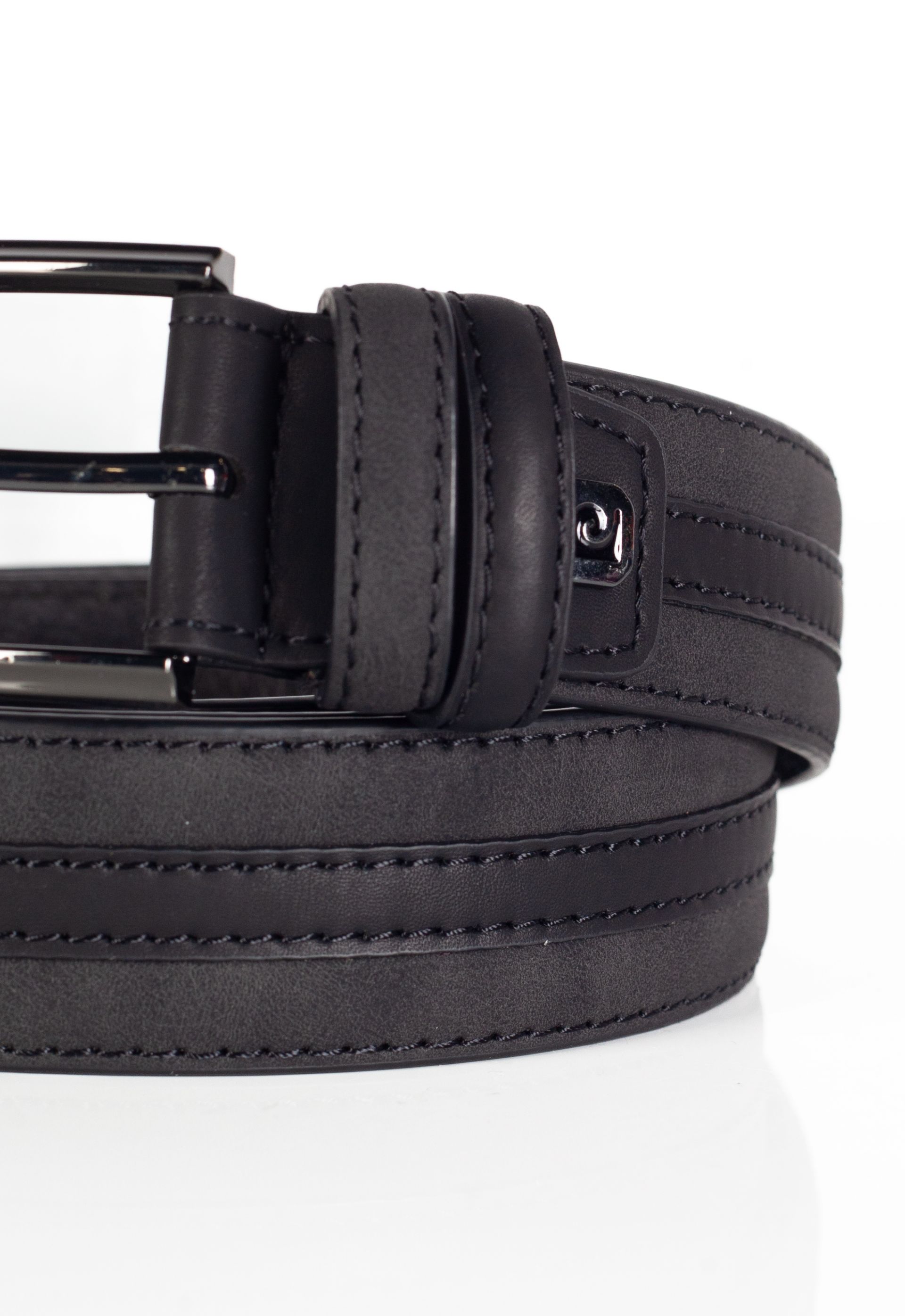 Nahkainen vyö PIERRE CARDIN PC-3344-GG24-NERO