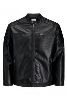 Nahkatakki JACK & JONES 12172908-Black