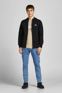 Vetoketjullinen huppari JACK & JONES 12204926-Black