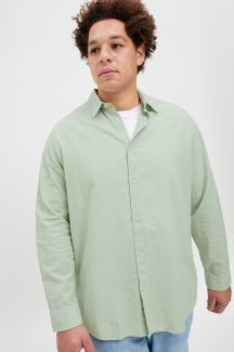 Pellava paita JACK & JONES 12269089-Iceberg-Green