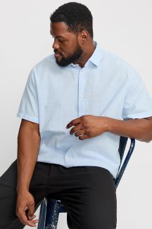 Pellava paita JACK & JONES 12269090-Chambray-Blue