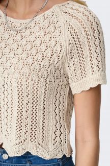 Villapaita ONLY 15348591-Feather-Gray