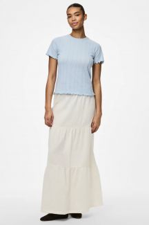 T-paita PIECES 17152053-Cashmere-Blue