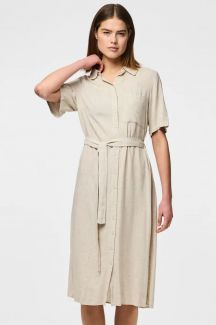 Vapaa-ajan mekko PIECES 17152063-Birch-MELANGE