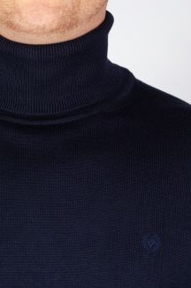 Korkea kaulus villapaita MCL 18912-LACIVERT